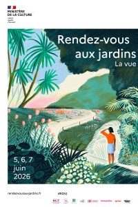 Affiche pour les Rendez-vous aux jardins de 2026